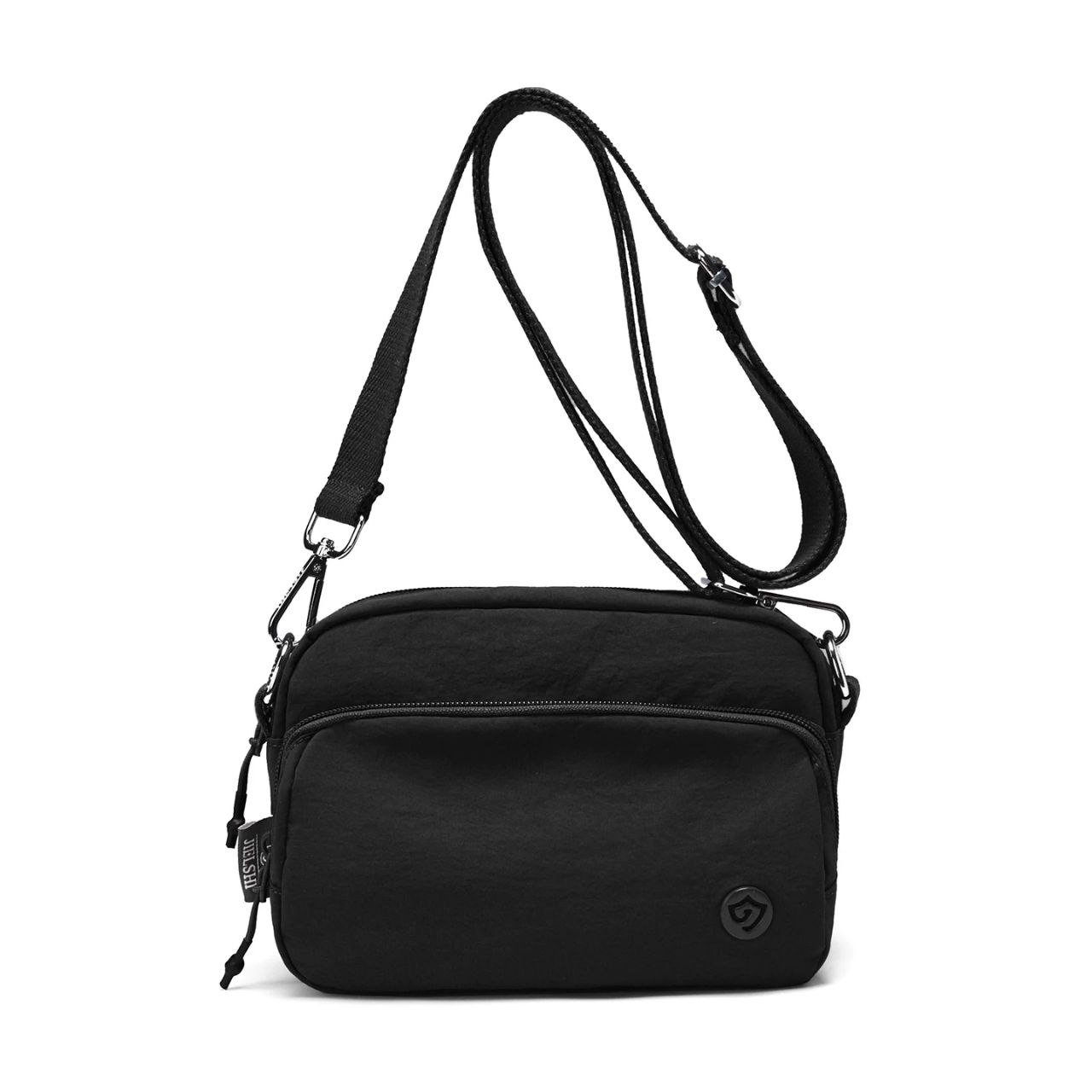 сумка из нейлона на плечо черная